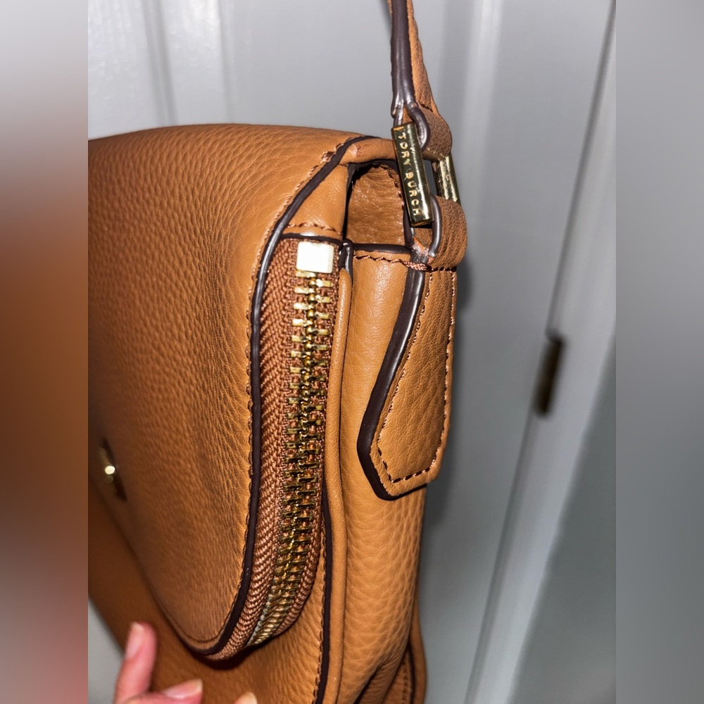 Tory Burch Brown Leather Crossbody Bag - Picture 5 of 9